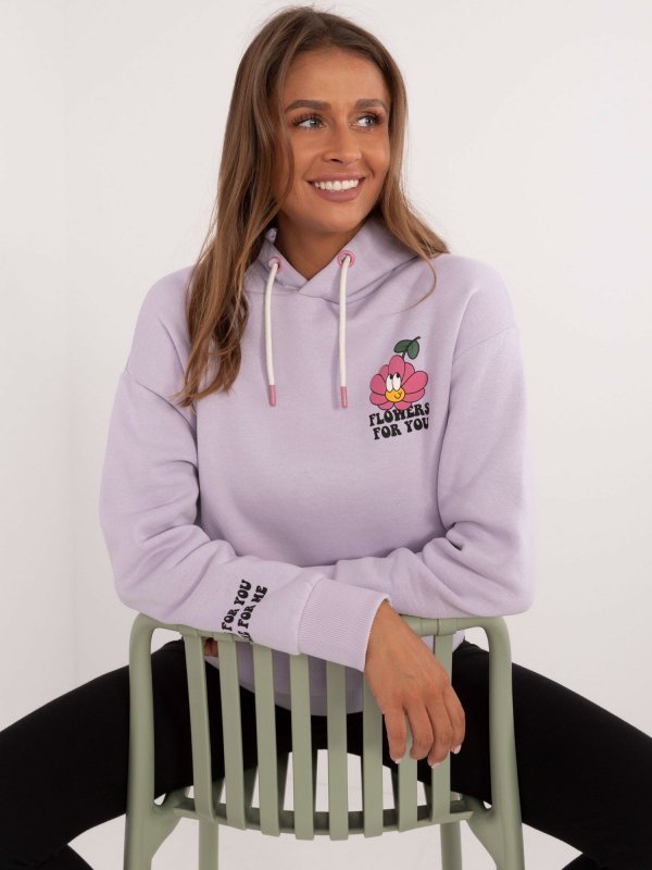 Bluza-D10600T02420I-jasny fioletowy rozmiar - XS