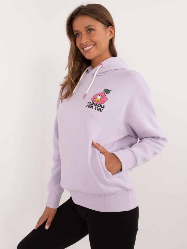 Bluza-D10600T02420I-jasny fioletowy rozmiar - XS