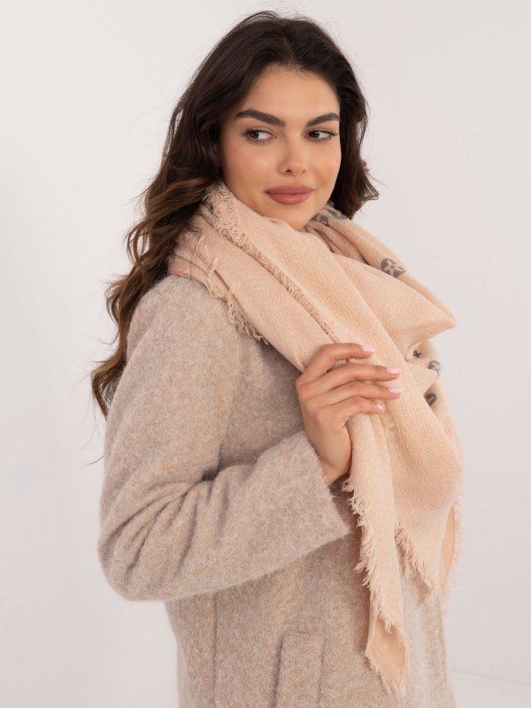 Szalik-AT-SZ-23504.93P-brzoskwiniowy rozmiar - ONE SIZE