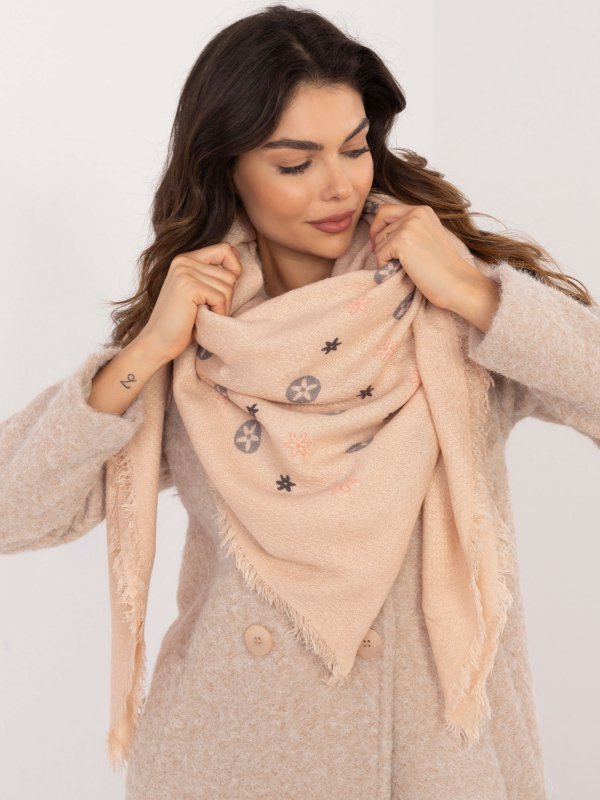 Szalik-AT-SZ-23504.93P-brzoskwiniowy rozmiar - ONE SIZE