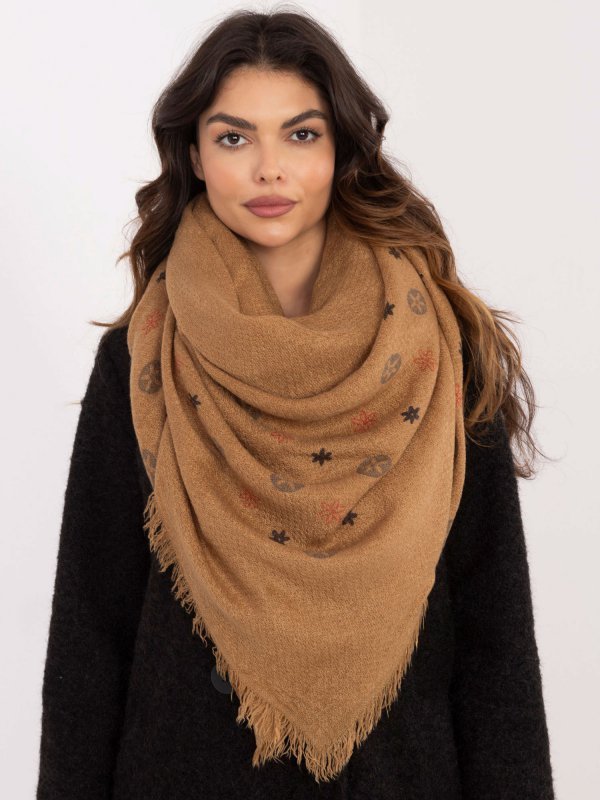 Szalik-AT-SZ-23504.93P-camelowy rozmiar - ONE SIZE
