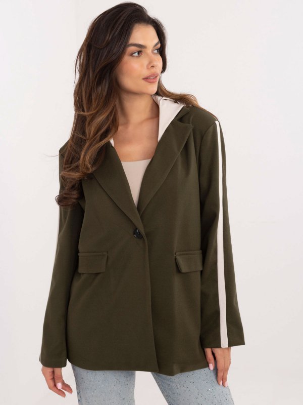 Marynarka-DHJ-MA-A8398.14X-khaki rozmiar - ONE SIZE