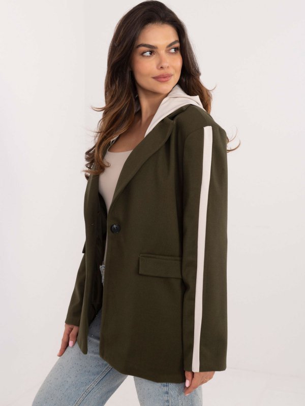 Marynarka-DHJ-MA-A8398.14X-khaki rozmiar - ONE SIZE
