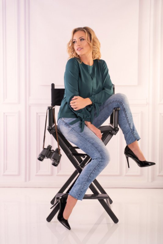 Bluzka Nedimade Dark Green rozmiar - 3XL