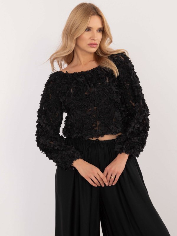 Bluzka-MI-BZ-26158.20-czarny rozmiar - ONE SIZE