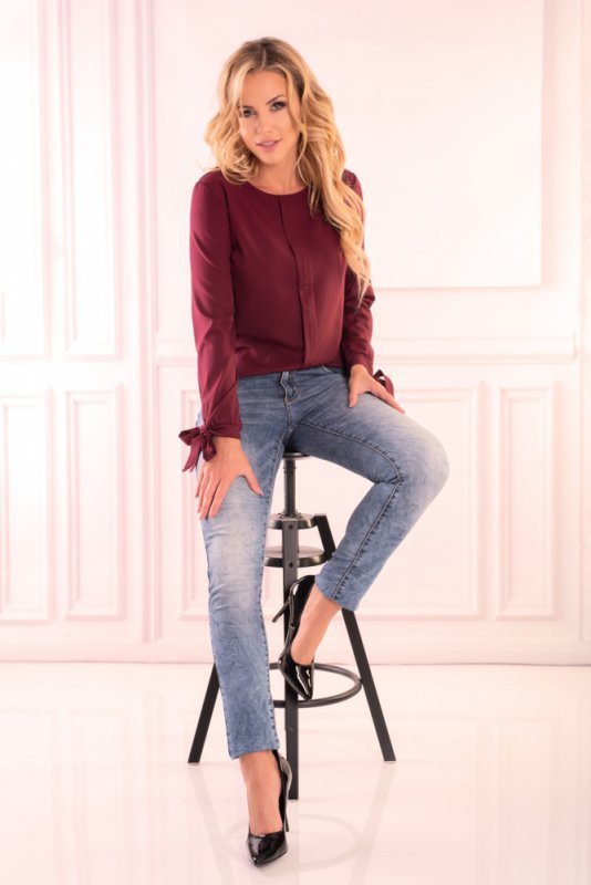 Bluzka Nedimade Plum rozmiar - 2XL