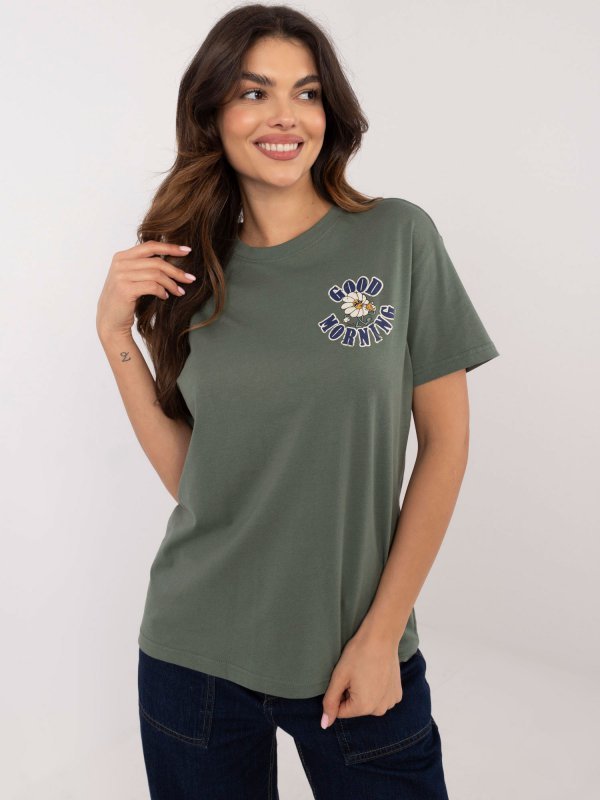 Bluzka-D12022AC02645F-khaki rozmiar - XS