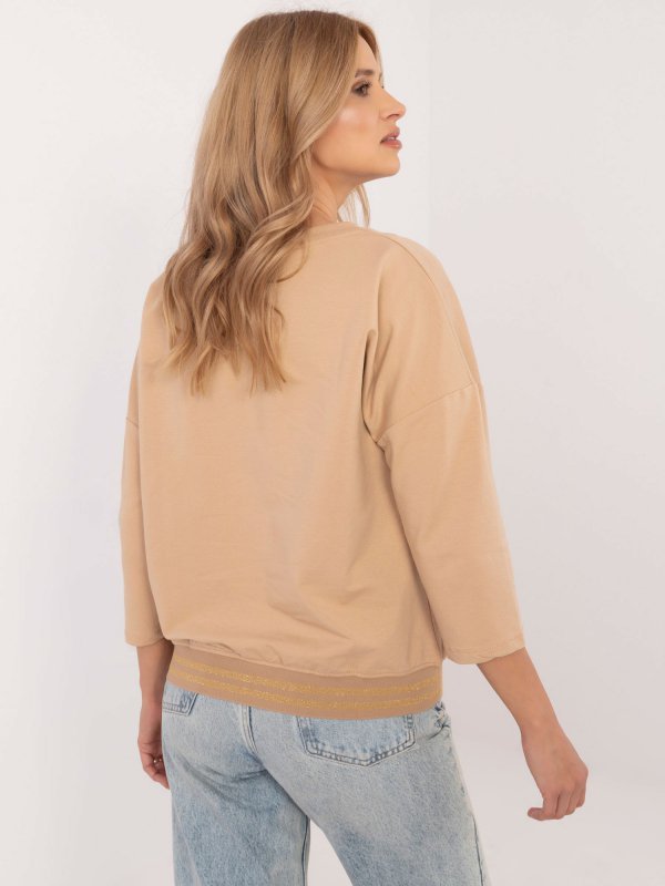 Bluzka-CLM-BZ-1268.67-camelowy rozmiar - L