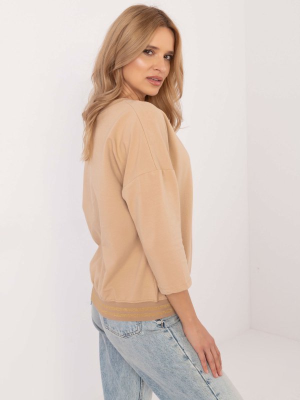 Bluzka-CLM-BZ-1268.67-camelowy rozmiar - XL