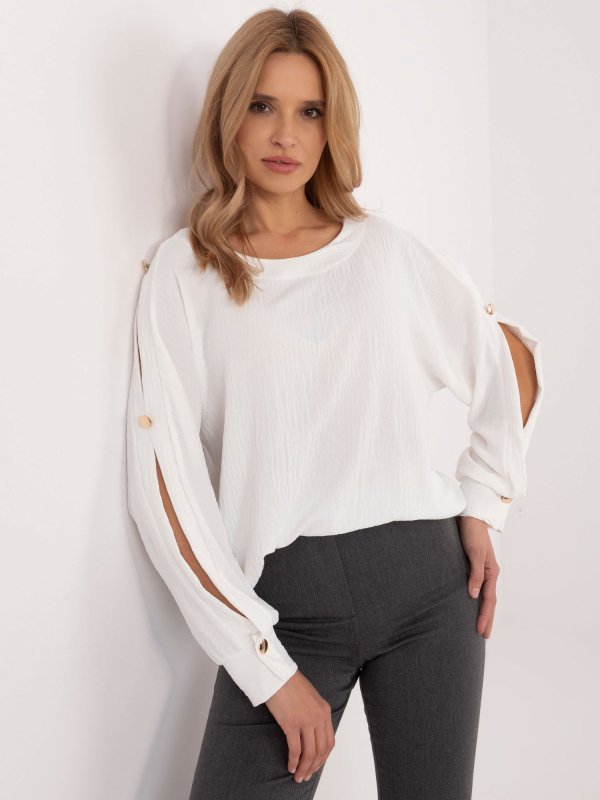 Bluzka-MI-BZ-98684.89-biały rozmiar - ONE SIZE