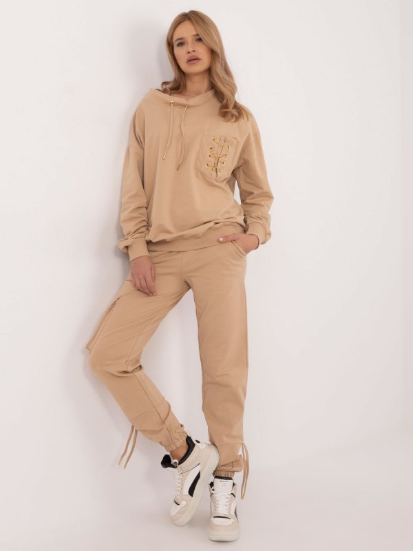 Komplet-CLM-KMPL-1278.08P-camelowy rozmiar - M