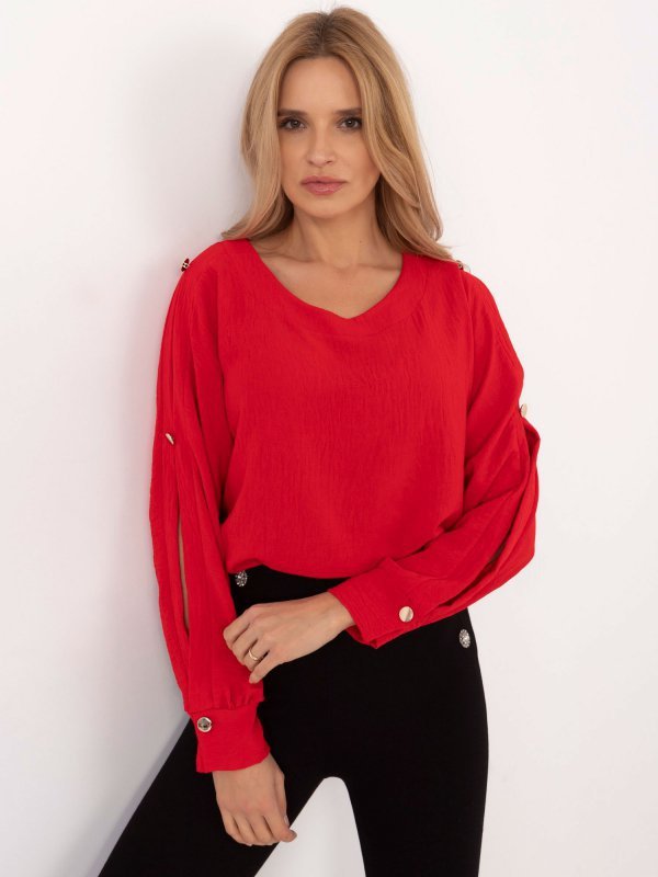 Bluzka-MI-BZ-98684.89-czerwony rozmiar - ONE SIZE