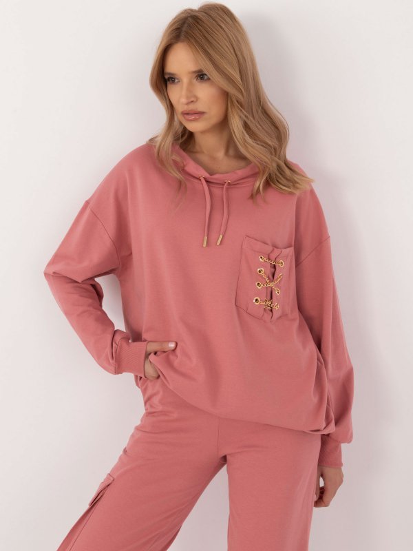 Komplet-CLM-KMPL-1278.08P-ciemny różowy rozmiar - XL
