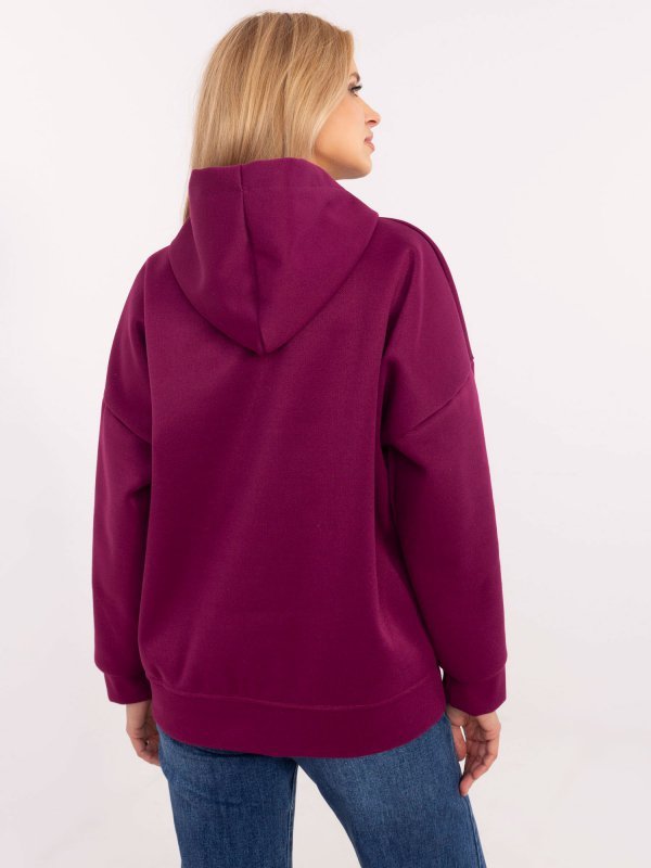 Bluza-DHJ-BL-A8695.65P-fioletowy rozmiar - ONE SIZE