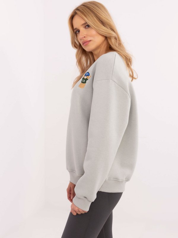 Bluza-CLM-BL-1283.19X-jasny szary rozmiar - S