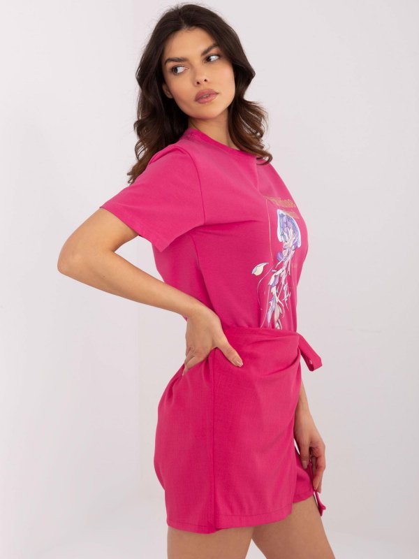 Bluzka-CLM-BZ-0020.75-fuksjowy rozmiar - M