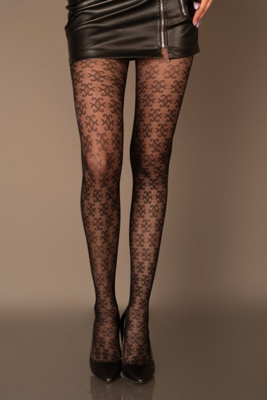 Rajstopy Niceassen 30 DEN Black Czarny LivCo Corsetti Fashion rozmiar - 2