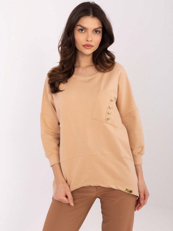 Bluzka-CLM-BZ-1263.49-camelowy rozmiar - XL