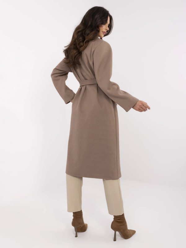 Płaszcz-MO-PL-1804.00-ciemny bezowy rozmiar - ONE SIZE