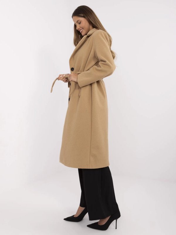 Płaszcz-MO-PL-1804.00-camelowy rozmiar - ONE SIZE