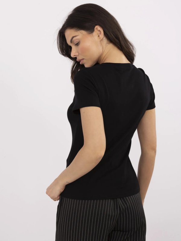 T-shirt-NM-TS-R61673.01P-czarny rozmiar - ONE SIZE