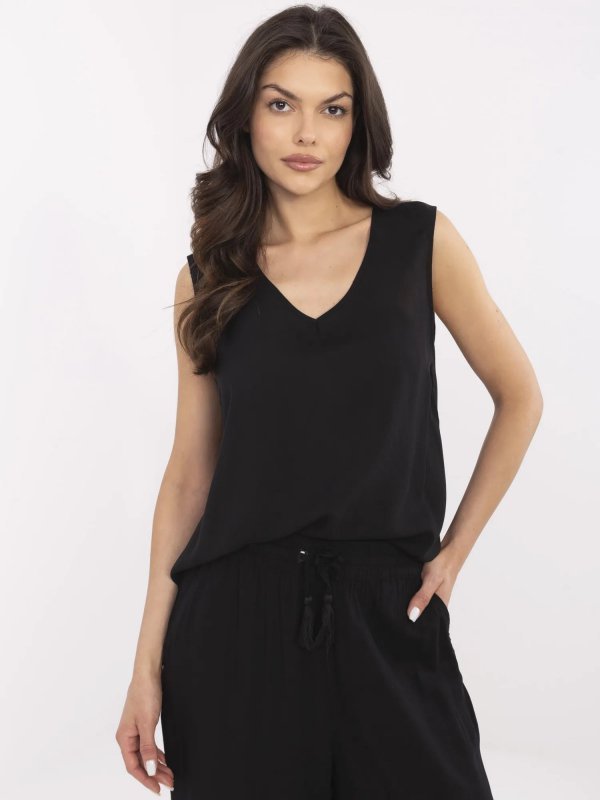 Bluzka-D73761M11218A-czarny rozmiar - XL