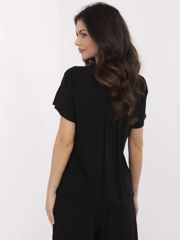 Bluzka-D73761M11173A-czarny rozmiar - XXL
