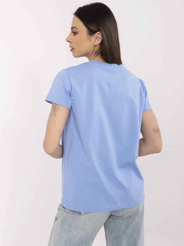 T-shirt-CLM-TS-1640.87-niebieski rozmiar - XL