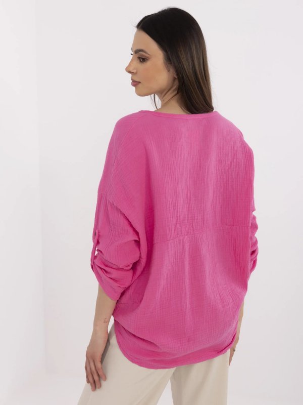 Koszula-DHJ-KS-25108.60P-fluo różowy rozmiar - ONE SIZE