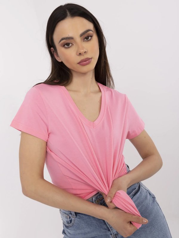 T-shirt-CLM-TS-1639.12-różowy rozmiar - M