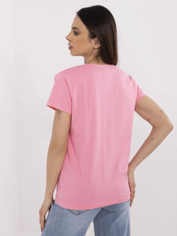 T-shirt-CLM-TS-1639.12-różowy rozmiar - XL