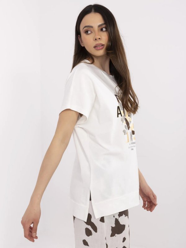 Bluzka-CLM-BZ-1701.81-ecru rozmiar - L/XL