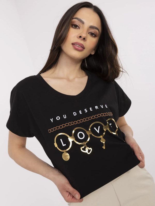 T-shirt-CLM-TS-1729.86-czarny rozmiar - M