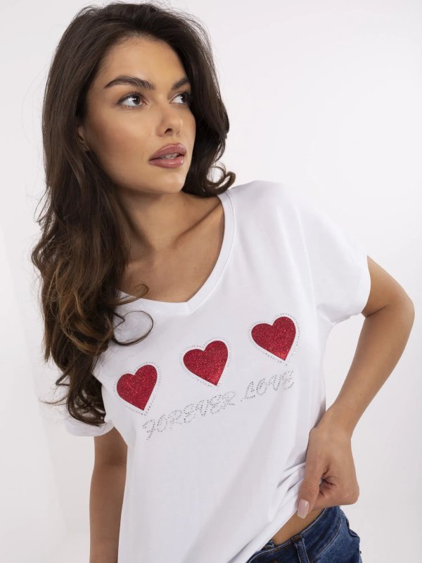 T-shirt-CLM-TS-1708.83-biały rozmiar - S