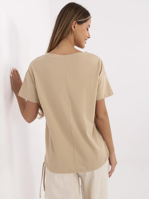 T-shirt-CLM-TS-1019.79-camelowy rozmiar - S
