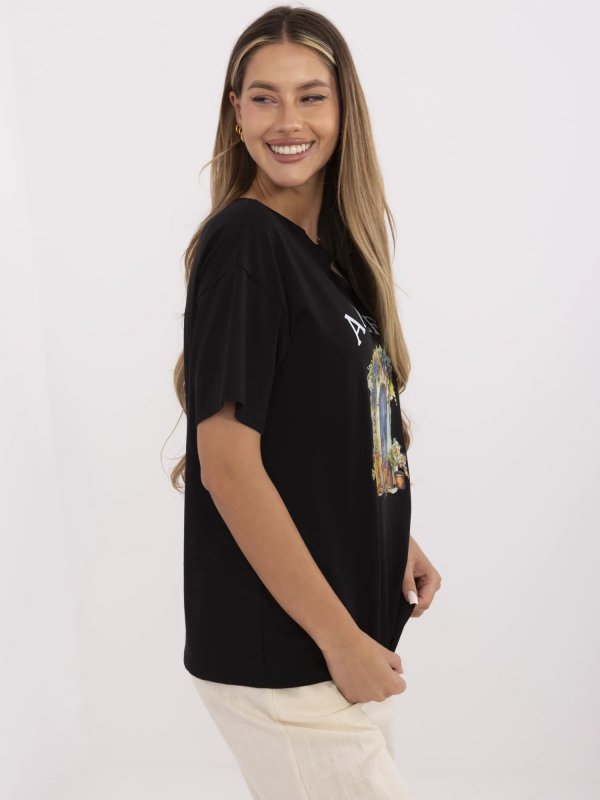 T-shirt-MI-TS-M3221G.75-czarny rozmiar - ONE SIZE