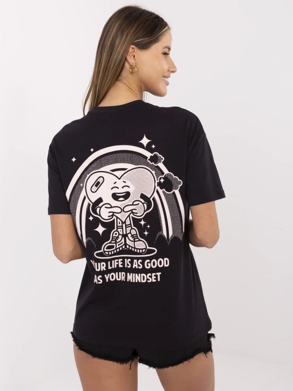 T-shirt-D12022AC02645I-ciemny szary rozmiar - XS