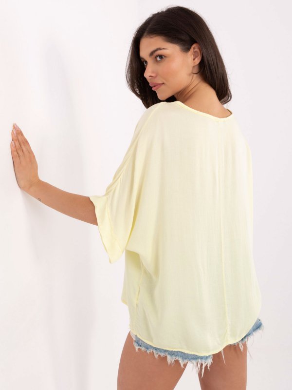 Bluzka-TW-BZ-BI-3228.75-jasny żółty rozmiar - XL