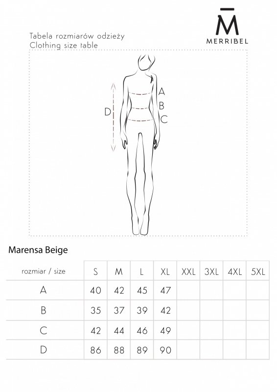 Sukienka Marensa Beige 1712 rozmiar - L