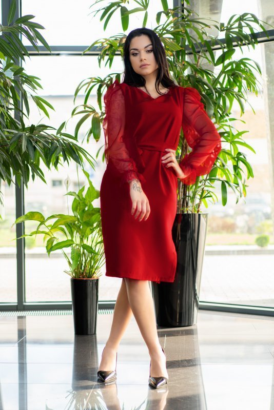 Sukienka Ereve Red D08 rozmiar - XL