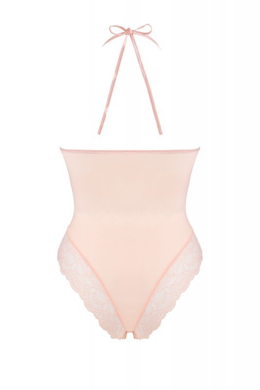 Body Lannuit Peach Emporio Pink Różowy Collection LivCo Corsetti Fashion rozmiar - L/XL