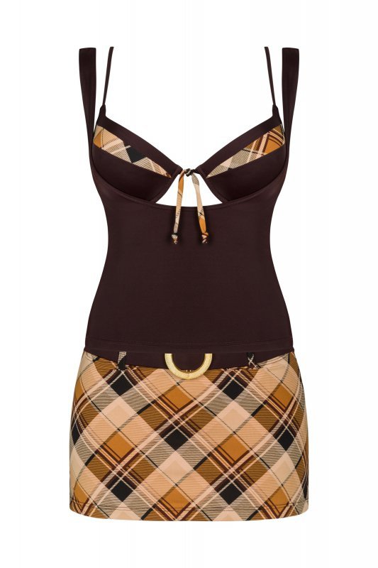 Strój kąpielowy Riddhi  Brown Brązowy LC 19057 LivCo Corsetti Fashion rozmiar - M