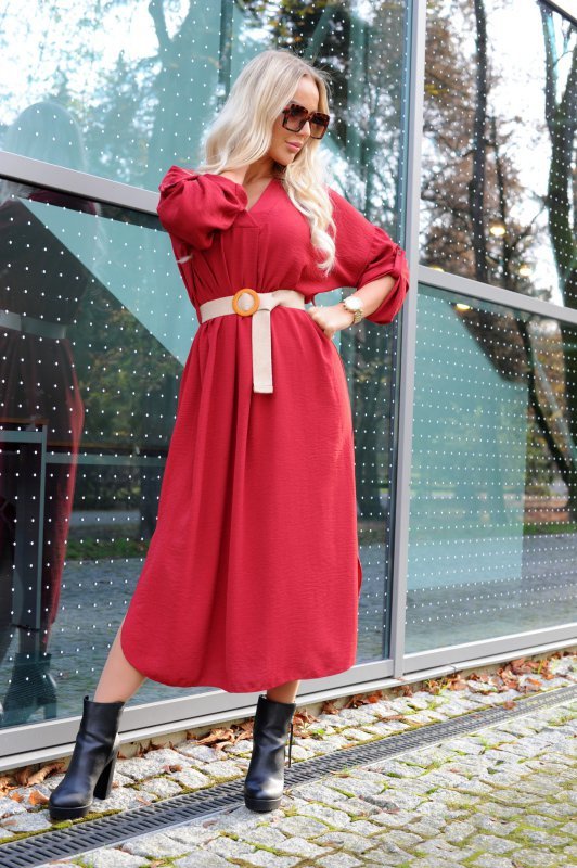 Sukienka Patrashia Red rozmiar - ONE SIZE