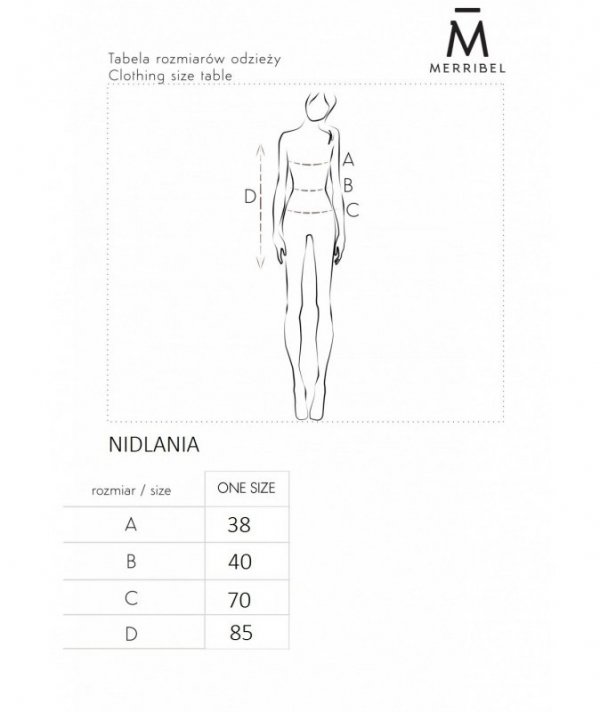 Sukienka Nidlania Pink rozmiar - ONE SIZE