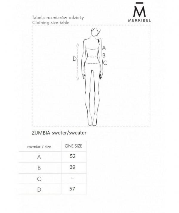 Merribel komplet sweterkowy Zumbia Liliowy/Lilac rozmiar - ONE SIZE