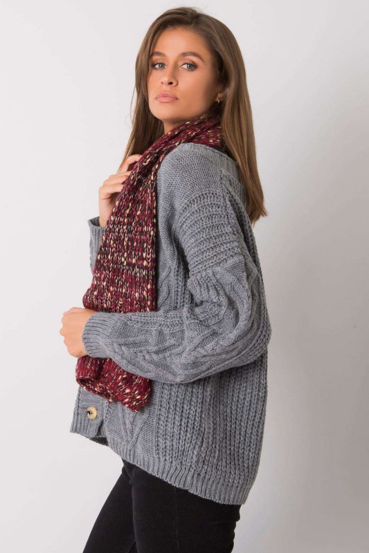 Szalik Damski Model AT-SZ-RH-1407.23X Bordo - AT