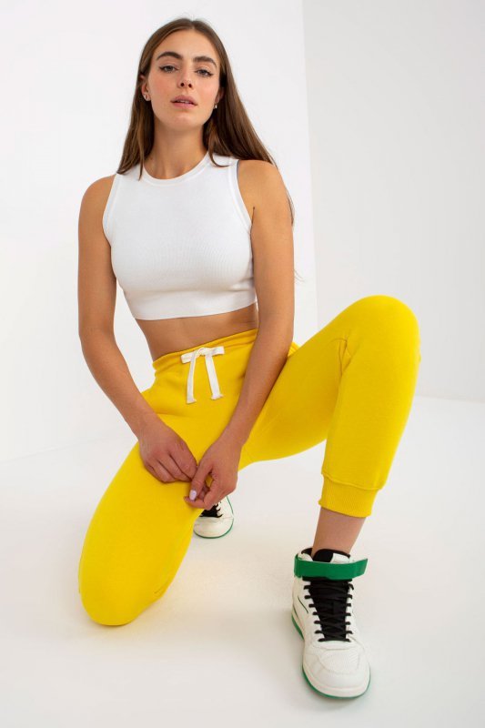Spodnie Dresowe Model FA-DR-8129.49P Yellow - Fancy