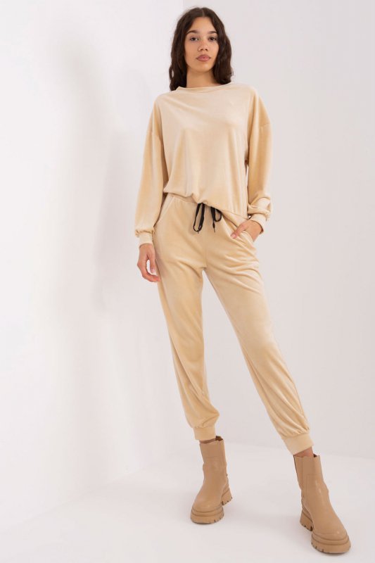 Spodnie Komplet Model DHJ-KMPL-8328.97 Beige - Italy Moda