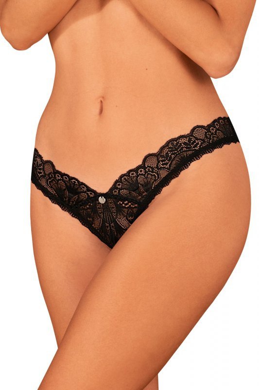Stringi otwarte Donna Dream czarne