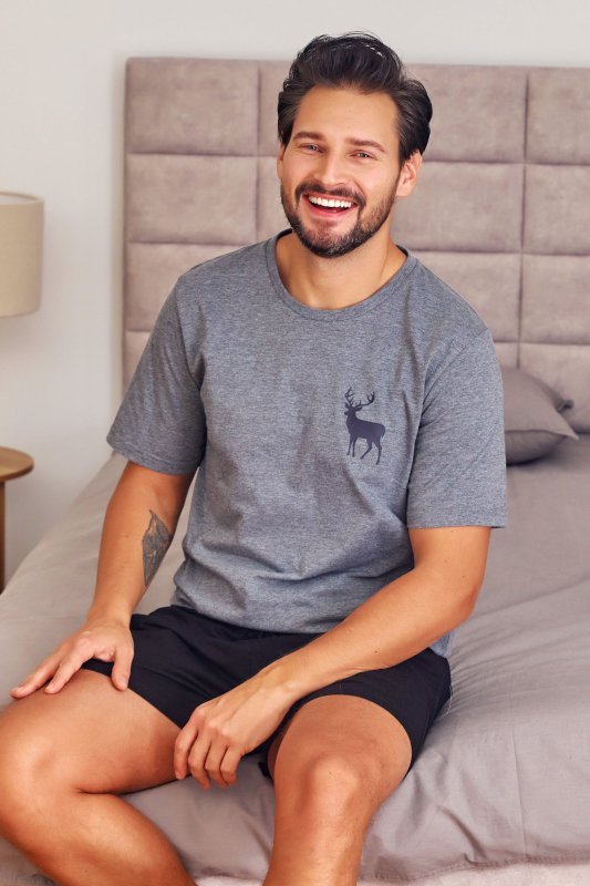 Doctornap Piżama męska PMB 7235 dark grey